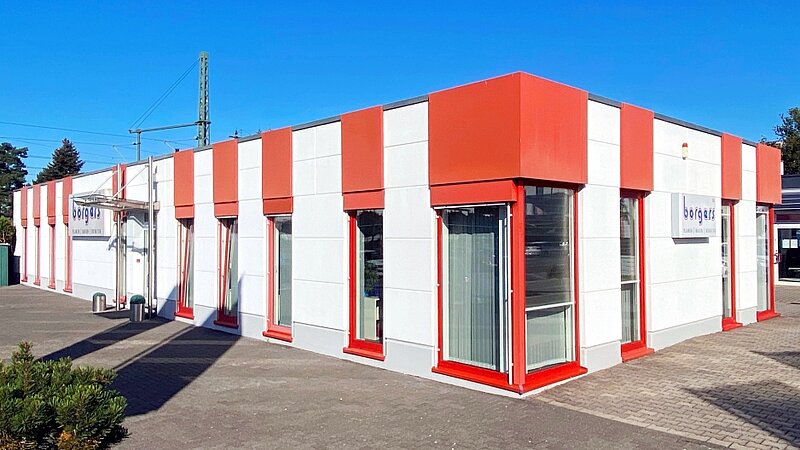 Foto aus 1990, dass das Borgers Büro in Rödermark zeigt