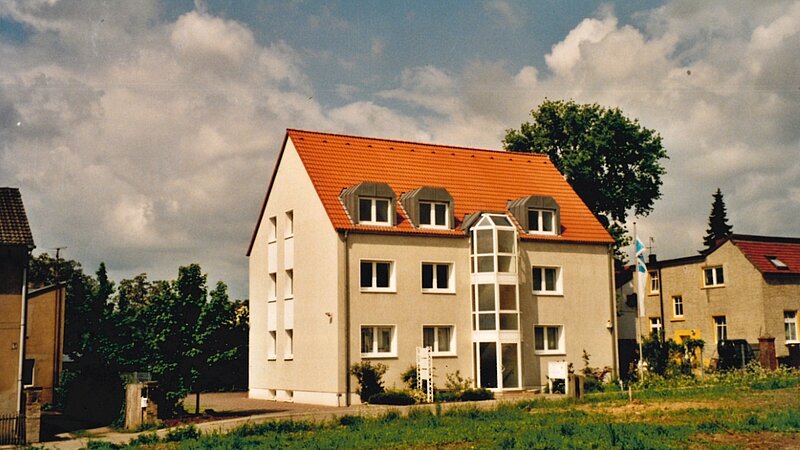 Foto aus 1992, dass das Borgers Büro in Potsdam zeigt